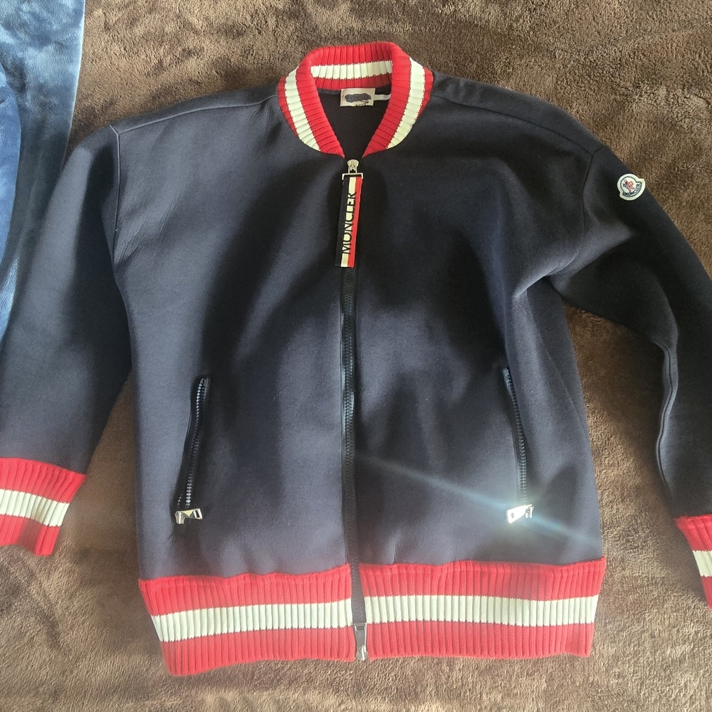 Moncler Navy and Red Jacket